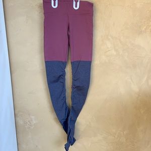 Pink and grey small Alo Yoga leggings